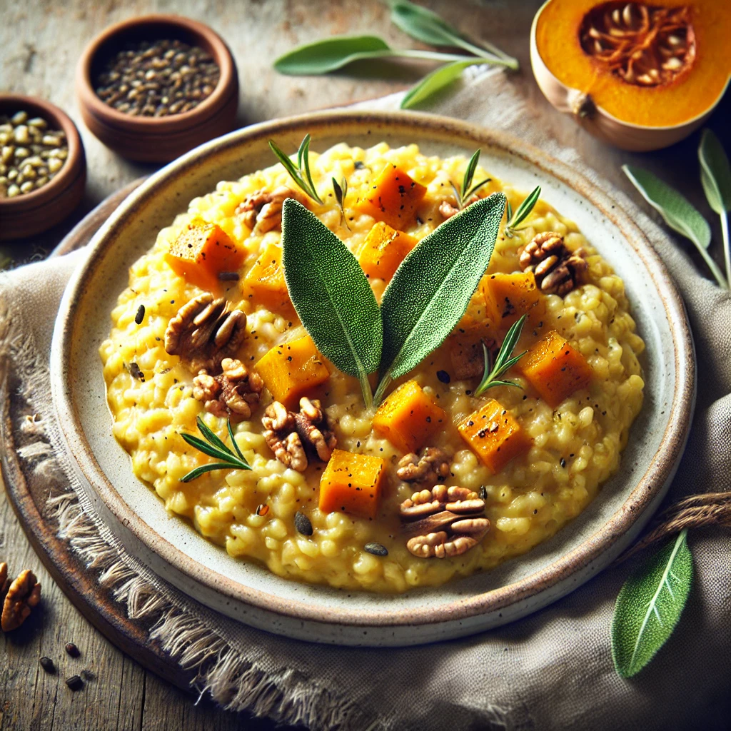 Creamy Vegan Butternut Squash Risotto